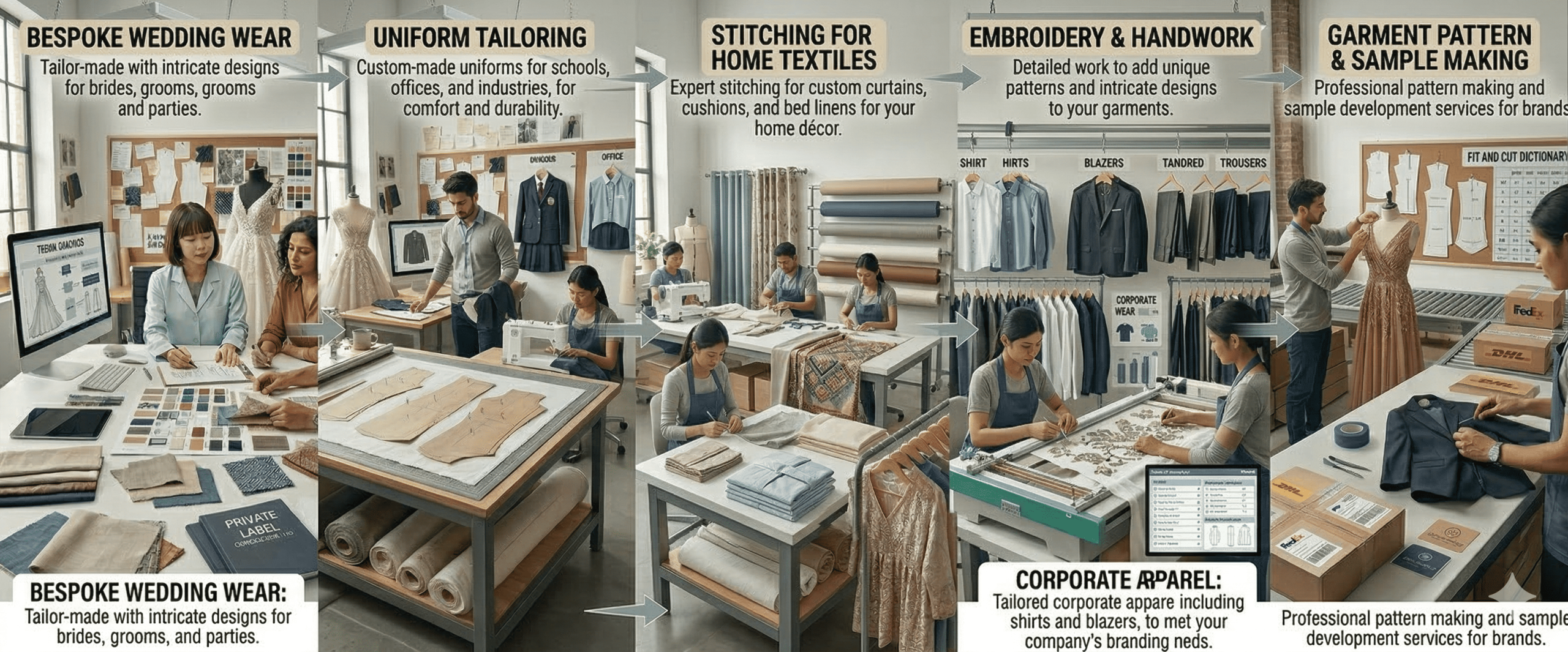 Our Services Stitching Unit Jaipur