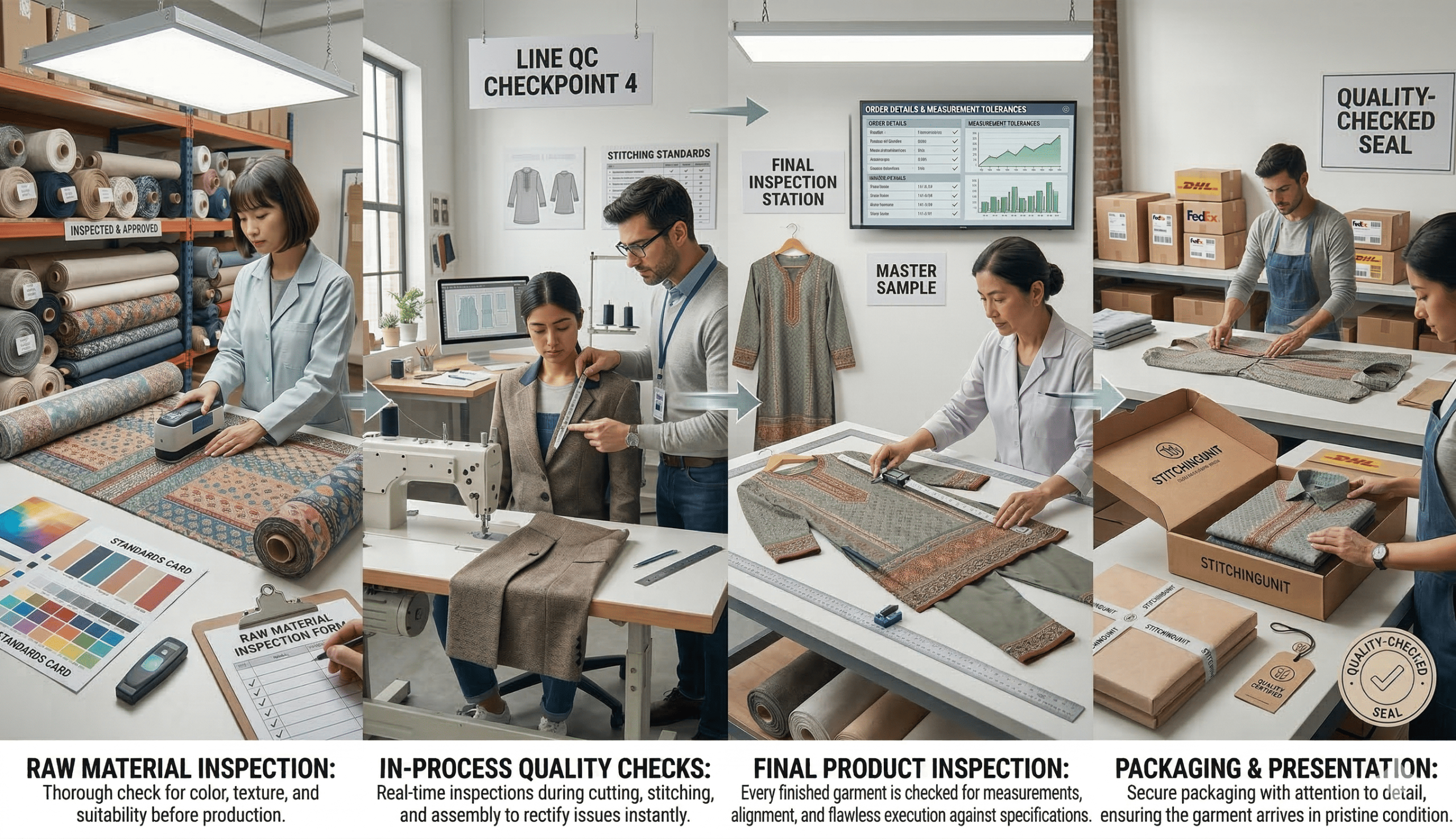 Quality Assurance & Check Stitching Unit Jaipur